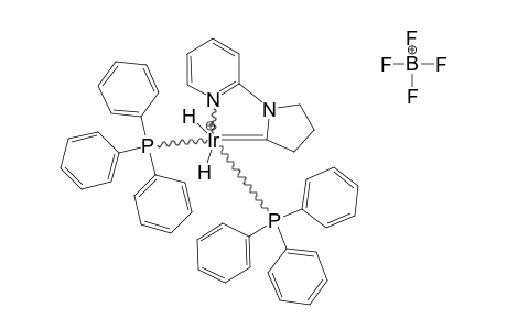 CIS,TRANS-[DIHYDRIDOBIS-(TRIPHENYLPHOSPHINE)-[N,C-2-PYRROLIDINOPYRIDINE-1'-YLIDENE]-IRIDIUM-(III)]-FLUOROBORATE