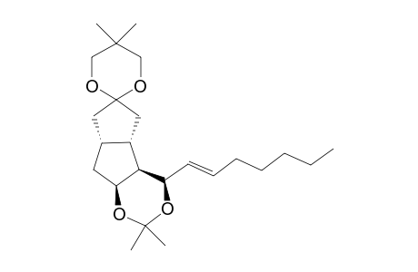 (4'R)-Hexahydro-4'-(1"-heptenyl)-2',2',5,5-tetramethylspiro[1,3-dioxane-2,6'(5'H)-4'H-pentaleno[2,1-d]-(1,3)-dioxine