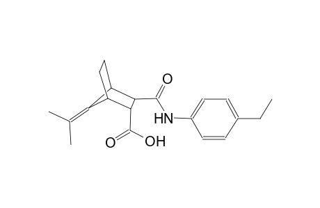 3-[(4-ethylanilino)carbonyl]-7-(1-methylethylidene)bicyclo[2.2.1]heptane-2-carboxylic acid