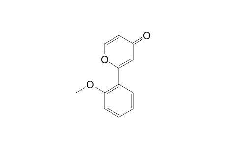 2-(2-METHOXYPHENYL)-4H-PYRAN-4-ONE