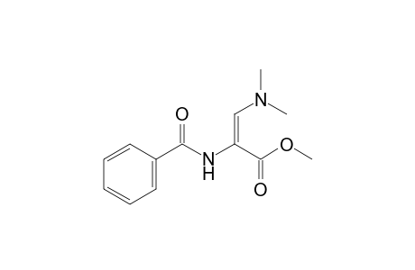(E)-2-benzamido-3-(dimethylamino)-2-propenoic acid methyl ester