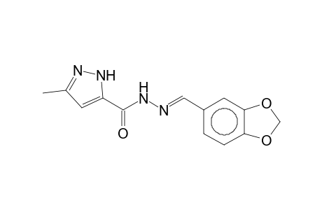 3-Methyl-N'-(3,4-methylenedioxybenzylidene)-5-pyrazolecarbohydrazide