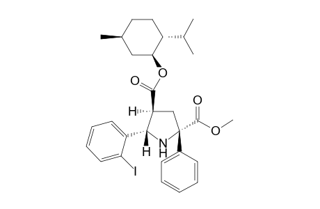 (1S,2R,5S)-Menthyl r-2S-methoxycarbonyl-2-phenyl-c-5S-(2'-iodophenyl)pyrrolidine-c-4R-carboxuylate