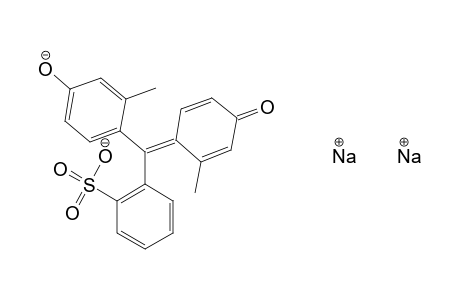 α-(4-hydroxy-o-tolyl)-α-(2-methyl-4-oxo-2,5-cyclohexadien-1-ylidene)-o-toluenesulfonic acid disodium salt