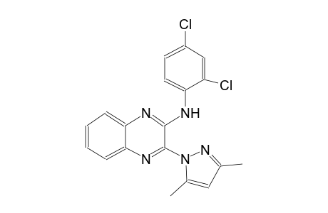 N-(2,4-dichlorophenyl)-3-(3,5-dimethyl-1H-pyrazol-1-yl)-2-quinoxalinamine