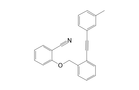 2-[[2-(m-Tolylethynyl)benzyl]oxy]benzonitrile