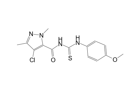 N-[(4-chloro-1,3-dimethyl-1H-pyrazol-5-yl)carbonyl]-N'-(4-methoxyphenyl)thiourea