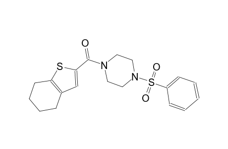 1-(phenylsulfonyl)-4-(4,5,6,7-tetrahydro-1-benzothien-2-ylcarbonyl)piperazine