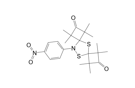 11-(4'-Nitrophenyl)-1,1,3,3,7,7,9,9-octamethyl-5,10-dithia-11-azadiaspiro[3.1.3.2]undecane-2,8-dione