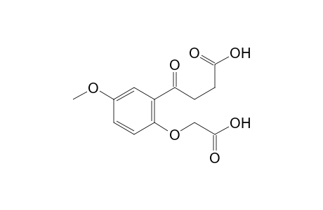 3-[2-(carboxymethoxy)-5-methoxybenzoyl]propionic acid