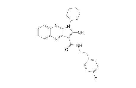 2-amino-1-cyclohexyl-N-[2-(4-fluorophenyl)ethyl]-1H-pyrrolo[2,3-b]quinoxaline-3-carboxamide