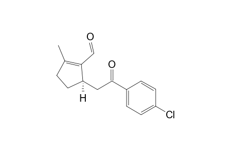 (R)-2-Methyl-5-(2-(4-chlorophenyl)-2-oxoethyl)cyclopent-1-enecarbaldehyde