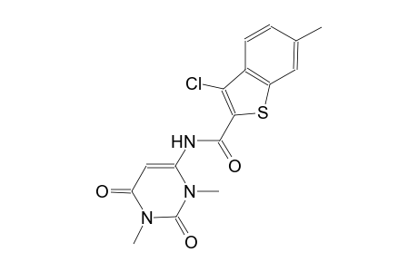 3-chloro-N-(1,3-dimethyl-2,6-dioxo-1,2,3,6-tetrahydro-4-pyrimidinyl)-6-methyl-1-benzothiophene-2-carboxamide
