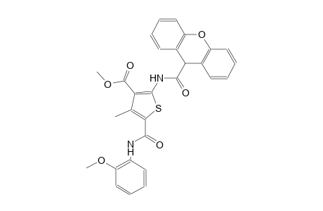 methyl 5-[(2-methoxyanilino)carbonyl]-4-methyl-2-[(9H-xanthen-9-ylcarbonyl)amino]-3-thiophenecarboxylate