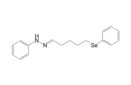 1-(5-Benzeneselenylpent-1-ylidene)-2-phenylhydrazine