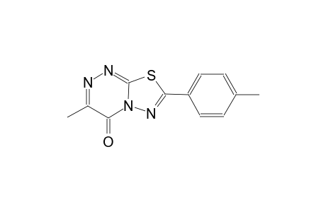 3-methyl-7-(4-methylphenyl)-4H-[1,3,4]thiadiazolo[2,3-c][1,2,4]triazin-4-one