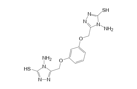 1,3-Bis(4-amino-5-mercapto-s-triazol-3-ylmethoxy)benzene