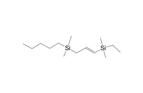 1-Dimethylethylsilyl-3-(dimethyl-n-pentylsilyl)propene