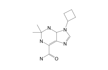 9-CYCLOBUTYL-2,2-DIMETHYL-2,3-DIHYDROPURINE-6-CARBOXAMIDE