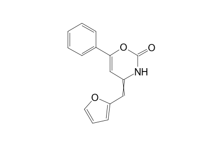 4-(furan-2-ylmethylene)-6-phenyl-3,4-dihydro-2H-1,3-oxazin-2-one