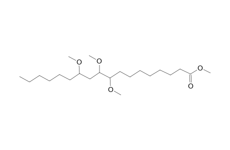 Octadecanoic acid, 9,10,12-trimethoxy-, methyl ester