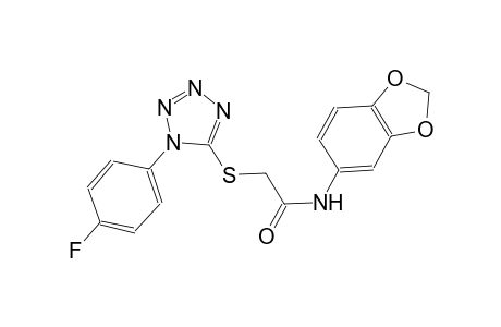 acetamide, N-(1,3-benzodioxol-5-yl)-2-[[1-(4-fluorophenyl)-1H-tetrazol-5-yl]thio]-