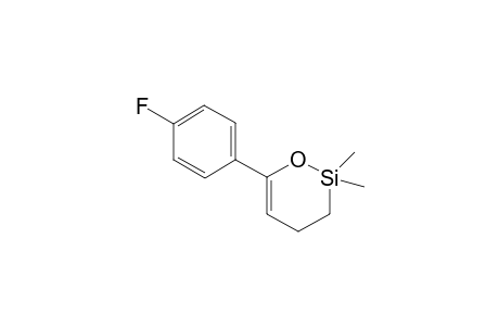 6-(4-fluorophenyl)-2,2-dimethyl-3,4-dihydro-2H-1,2-oxasiline