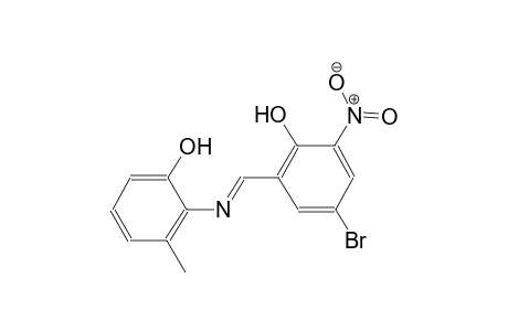 phenol, 4-bromo-2-[(E)-[(2-hydroxy-6-methylphenyl)imino]methyl]-6-nitro-