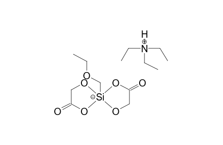 TRIETHYLAMMONIUM ETHOXYMETHYLSPIROBIS(1-SILA-2,5-DIOXACYCLOPENTAN-3-ON)OATE