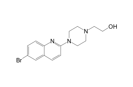 6-Bromo-2-(4-(2-hydroxy)ethylpiperazin-1-yl)quinoline