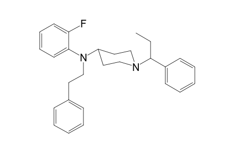 N-2-Fluorophenyl-N-(2-phenylethyl)-1-(1-phenylpropyl)piperidin-4-amine