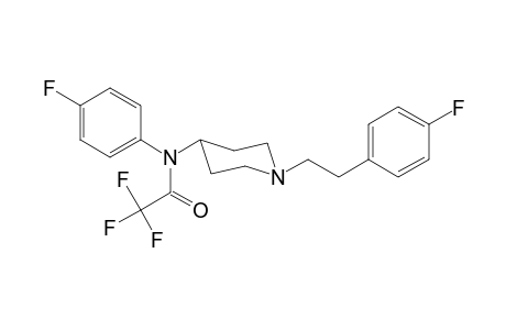 2,2,2-Trifluoro-N-(4-fluorophenyl)-N-(1-[2-(4-fluorophenyl)ethyl]piperidin-4-yl)acetamide