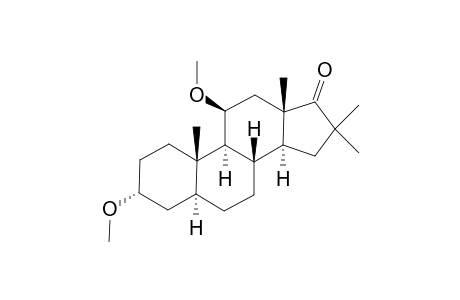 16,16',0-Trimethyl-11.beta.-methoxyandrosterone