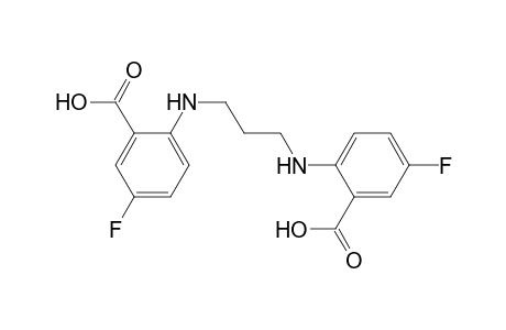 Benzoic acid, 2,2'-(1,3-propanediyldiimino)bis[5-fluoro-