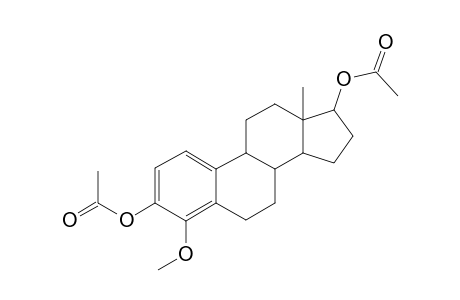 ESTRA-1,3,5(10)-TRIENE-3,4,17.BETA.-TRIOL-4-METHYLETHER(3,17.BETA.-DI-ACETATE)