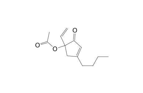 5-Acetoxy-3-n-butyl-5-ethenyl-2-cyclopenten-1-one