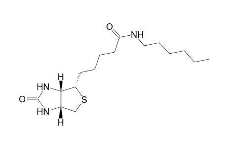 5-[(3aS,4S,6aR)-2-keto-1,3,3a,4,6,6a-hexahydrothien[3,4-d]imidazol-4-yl]-N-hexyl-valeramide