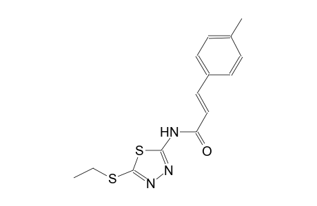 (2E)-N-[5-(ethylsulfanyl)-1,3,4-thiadiazol-2-yl]-3-(4-methylphenyl)-2-propenamide