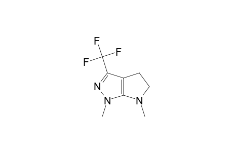 2,3-DIHYDRO-1,6-DIMETHYL-4-TRIFLUOROMETHYLPYRROLO-[2,3-C]-PYRAZOLE