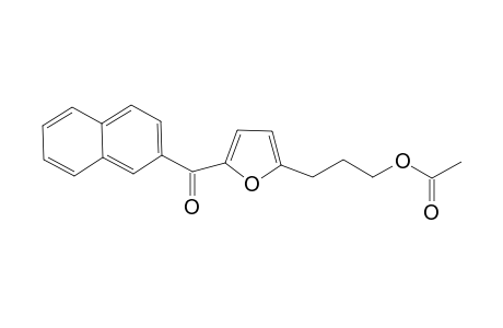 3-[5-(Naphthalene-2-carbonyl)-furan-2-yl)-propyl acetate