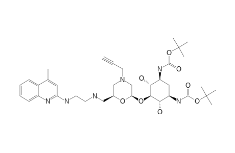 5-O-[N-PROPYN-1-YL-2-(METHYLAMINO-N-ETHYLAMINO-N-4-METHYL-QUINOLIN-2-YL)-MORPHOLINO]-2-DEOXY-STREPTAMINE