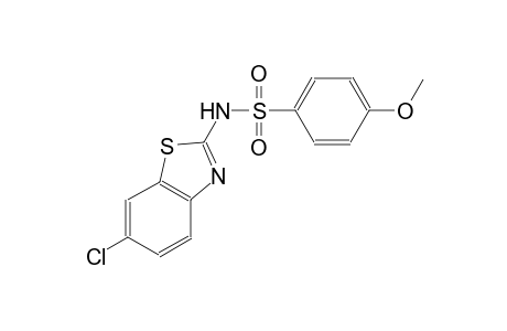N-(6-chloro-1,3-benzothiazol-2-yl)-4-methoxybenzenesulfonamide