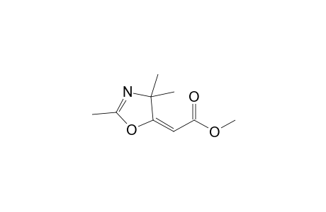 (E)-2,4,4-Trimethyl-4H-oxazol-5-ylideneacetic acid methyl ester