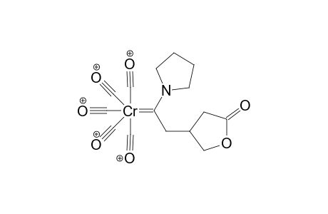 [1-Pyrridino-2-(2-oxotetrafuran-4-yl)ethylidene]pentacarbonylchromium(0) complex