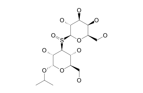 (2-PROPYL-ALPHA-D-GLUCOPYRANOSYL-3-YL)-(BETA-D-GALACTOPYRANOSYL)-(R)-SULFOXIDE