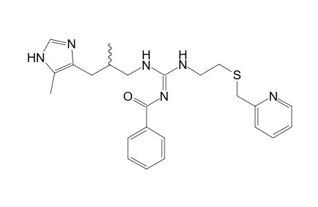1-(5'-Methylimidazol-4'-yl)-2-methyl-5-(benzoylimino)-4,6-diaza-8-[(2"-pyridylmethyl)thio]octane