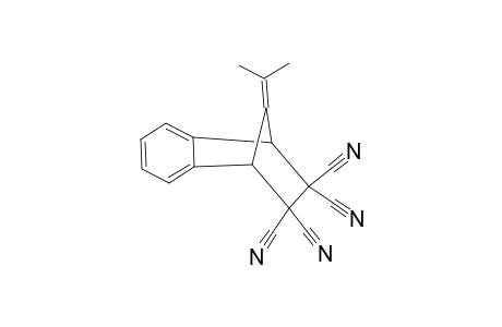 1,4-Methanonaphthalene-2,2,3,3-tetracarbonitrile, 1,4-dihydro-9-(1-methylethylidene)-