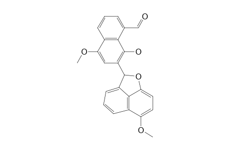 (8-FORMYL-1-HYDROXY-4-METHOXY-2-NAPHTHYL)-2-(6-METHOXYNAPHTHO-[1,8-BC]-FURAN)