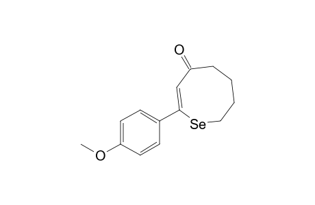2-(4-Methoxyphenyl)-5,6,7,8-tetrahydroselenocin-4-one