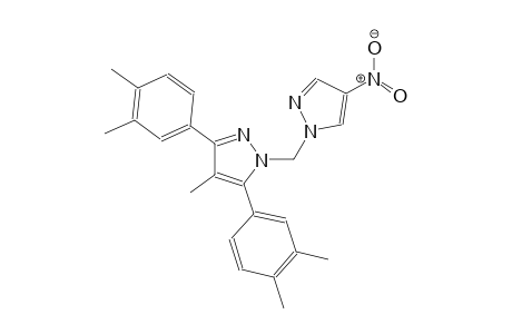 3,5-bis(3,4-dimethylphenyl)-4-methyl-1-[(4-nitro-1H-pyrazol-1-yl)methyl]-1H-pyrazole